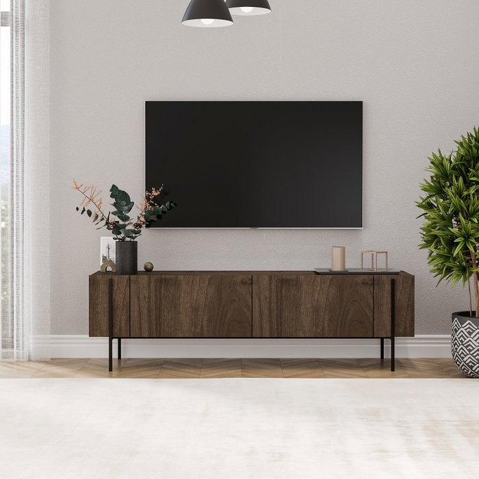 Hanah Home Soporte de TV Herman - Walnut